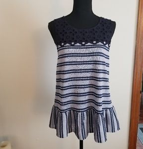 NWT Free People Molly's Retro Peplum Top